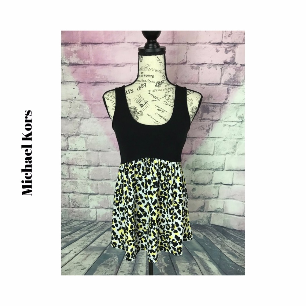 3/$12 Michael Kors cheetah print tank top size (S)